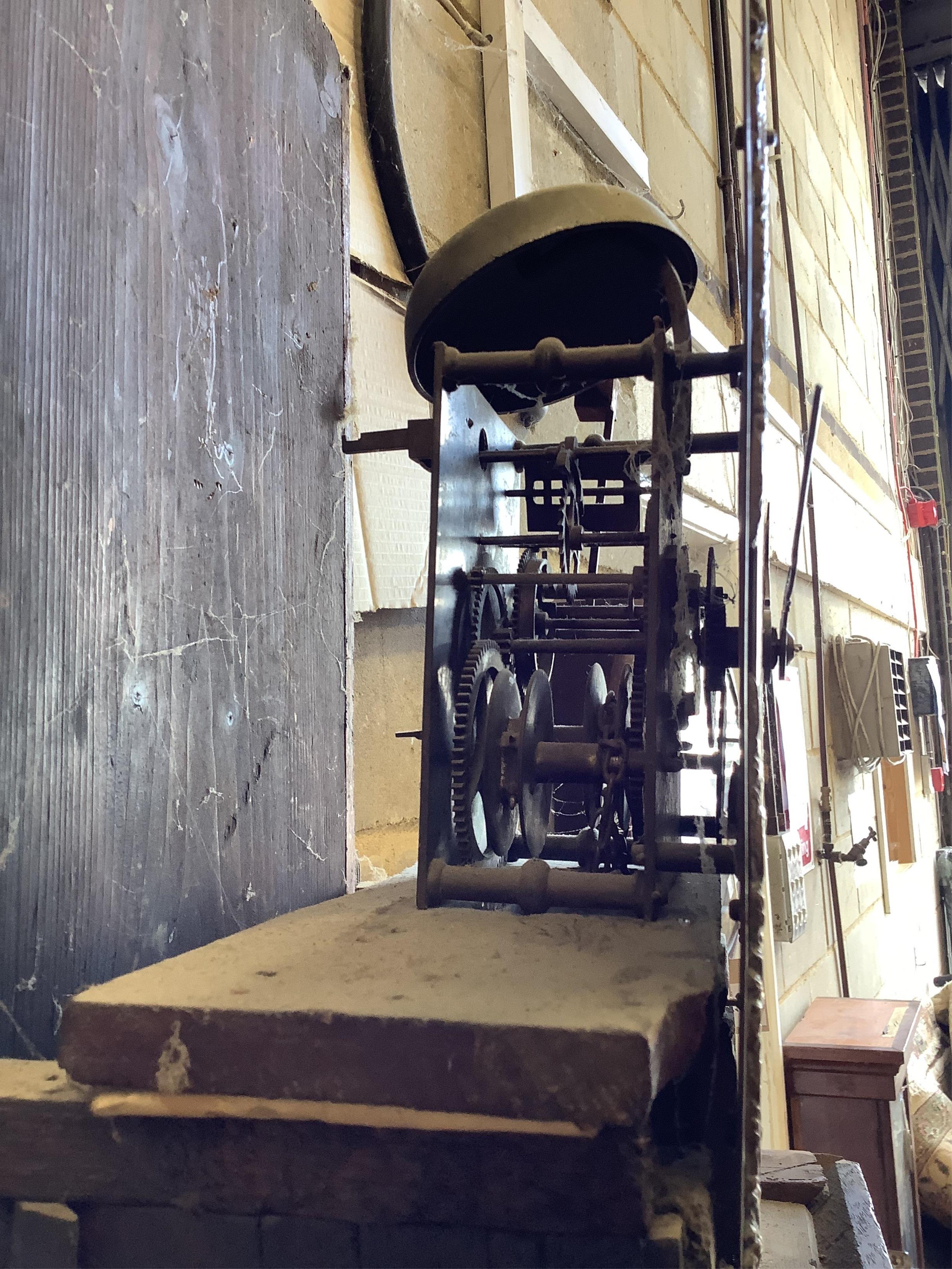 An early 19th century oak thirty hour longcase clock marked Joseph Eayre, St Neot’s, height 199cm. Condition - fair